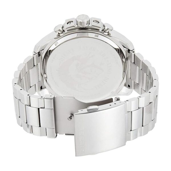 DZ4477 Mega Chief Reloj de cuarzo plateado con_3