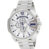 DZ4477 Mega Chief Reloj de cuarzo plateado con_1