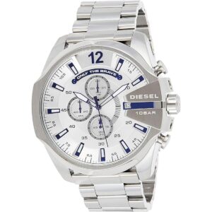 DZ4477 Mega Chief Reloj de cuarzo plateado con_1