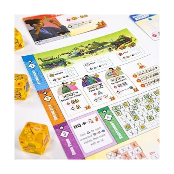 Dinosaur Island Rawr and Write Game Juego de estrategia_5