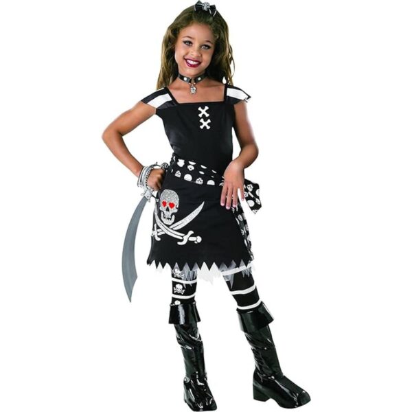 Disfraz de pirata para niña de Rubies L Negro_1