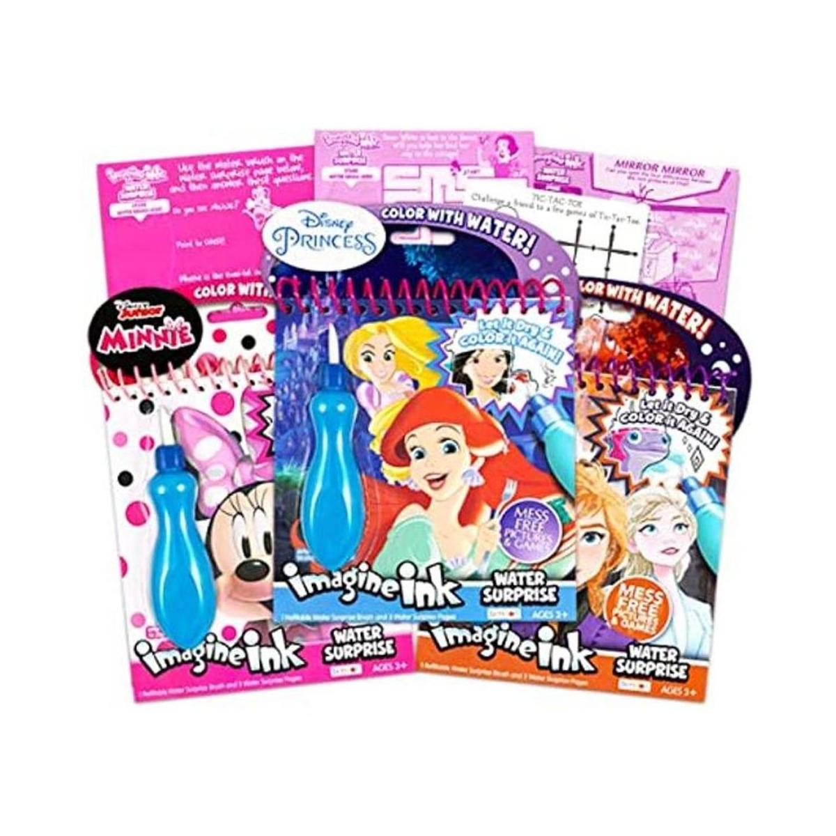 Disney Juego de pintura de princesa con agua para niñas