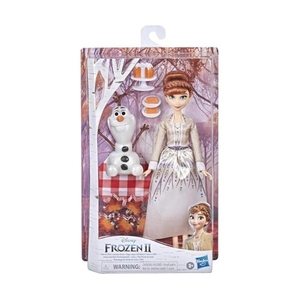 Disney Frozen 2 Anna y Olafs Otoño Picnic Olaf Doll_2