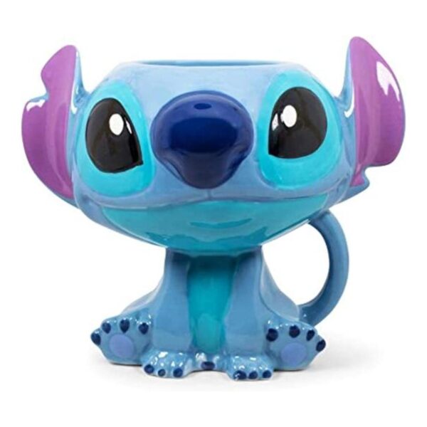 Disney Lilo Stitch Taza de café de cerámica esculpida