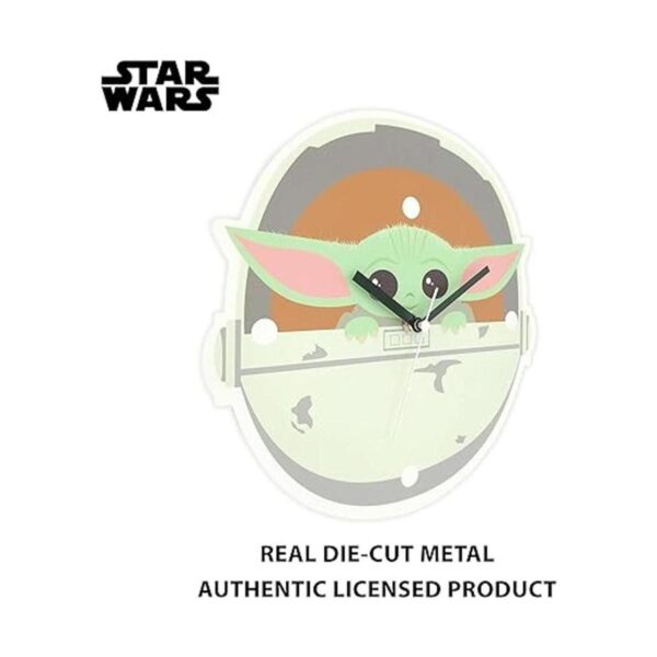 Disney Star Wars Reloj de pared de metal diseño de El Niño