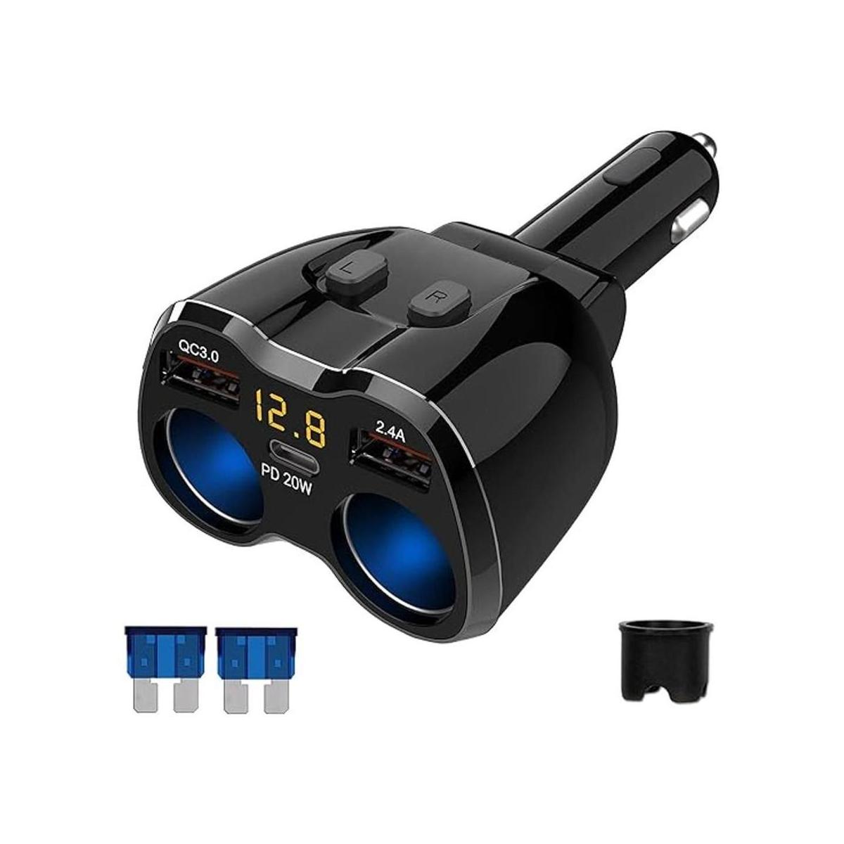 Divisor de encendedor de cigarrillos de 150 W cargador de
