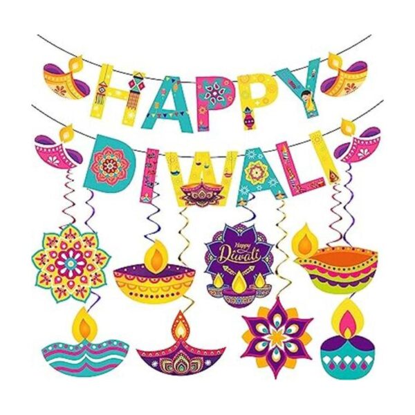Diwali Decoraciones de Diwali Happy Diwali Banner_1