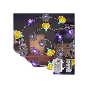 DmHirmg Luces de decoración de Halloween tira de luces de_1