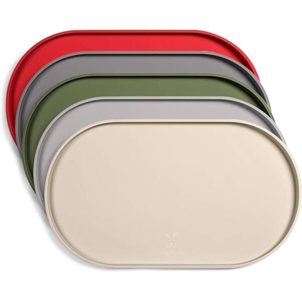 DogBuddy Alfombrilla de comida para perros impermeable_1