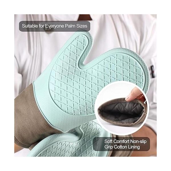 Domonic Home Juego de guantes de horno y soportes para_2