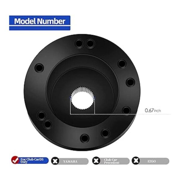 DoonMi Universal Golf Cart Adapter for Most Golf Carts_2