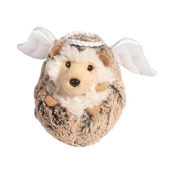 Douglas Spunky erizo de peluche con halo y alas de ángel_1