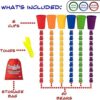 Driddle Osos de conteo de colores con tazas a juego 60_3