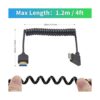 Duttek Cable en espiral mini HDMI a HDMI de 8 K versión_2