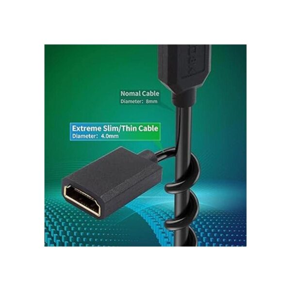 Duttek Cable de extensión mini HDMI a HDMI de 8 K de 4_2