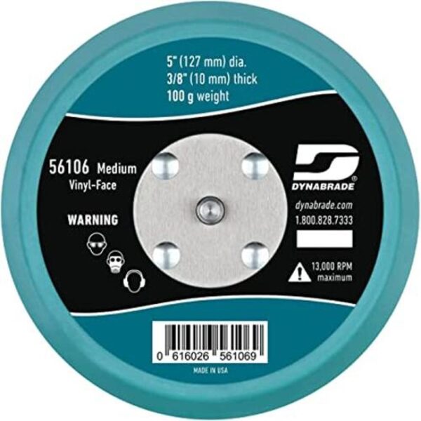 Dynabrade 56106 Almohadilla de disco de lijado sin vacío_1