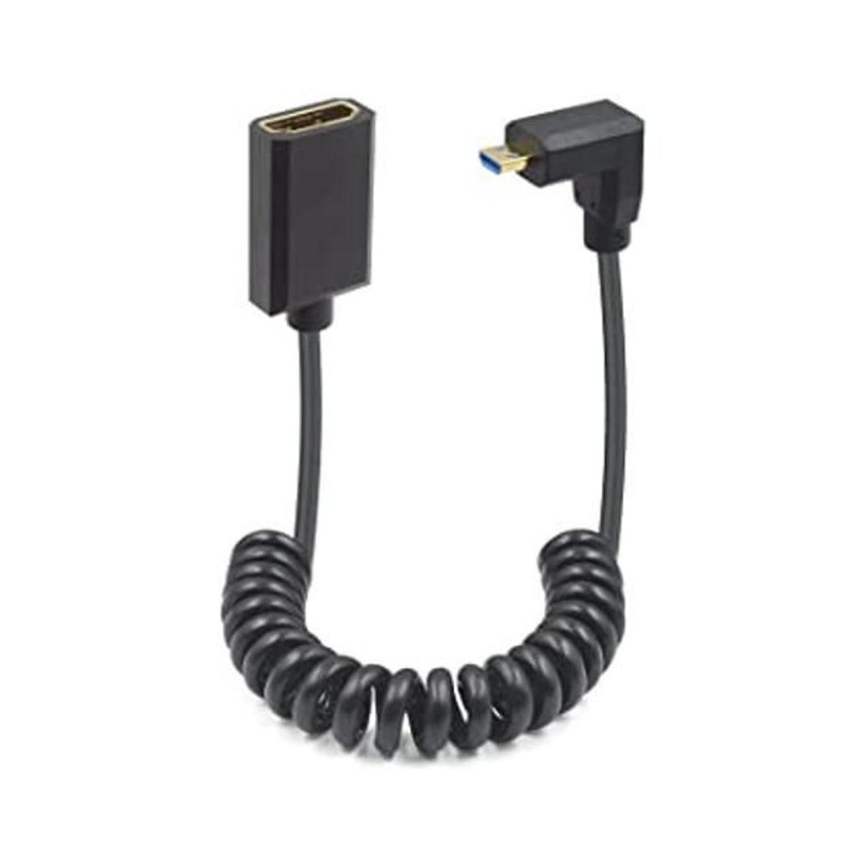 Duttek Cable de extensión micro HDMI macho a HDMI hembra