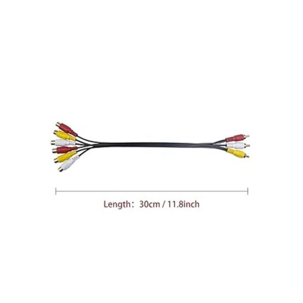 Duttek Cable divisor RCA divisor AV 3 RCA macho a 6_4