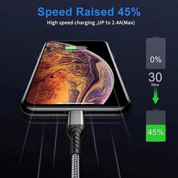 Durcord Cargador de iPhone con certificado MFi paquete_3