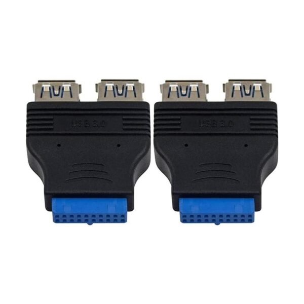 Duttek Paquete de 2 adaptadores USB 3.0 para placa base_6