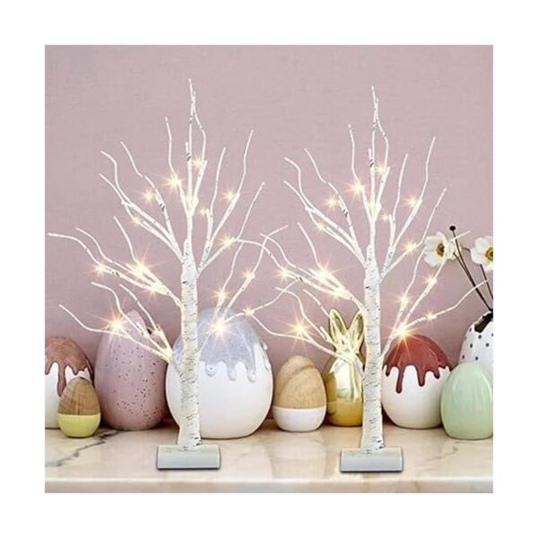 EAMBRITE Juego de 2 luces LED de abedul de 2 pies y 24_2