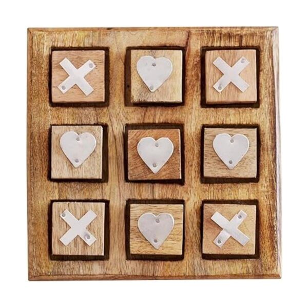 EARTHLY HOME Tic Tac Toe para niños y adultos decoración_2