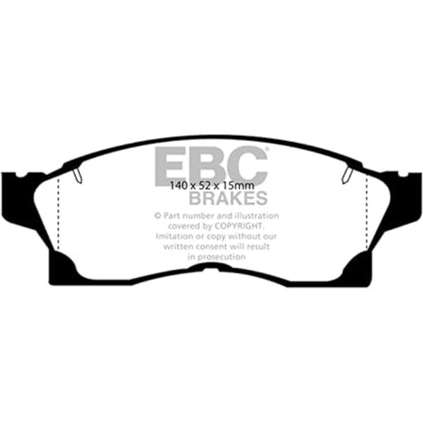 EBC Brakes DP3936C Redstuff Almohadilla de freno de