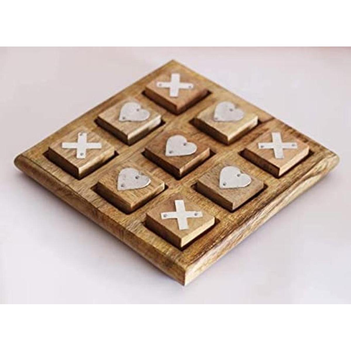 EARTHLY HOME Tic Tac Toe para niños y adultos decoración