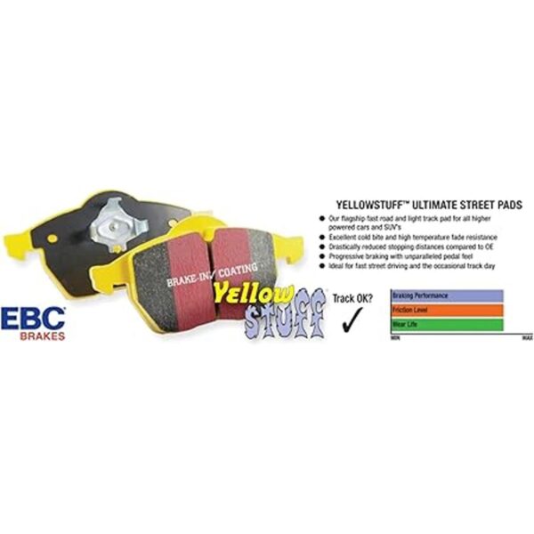 EBC Brakes DP41666R Yellowstuff Street and Track Pastilla