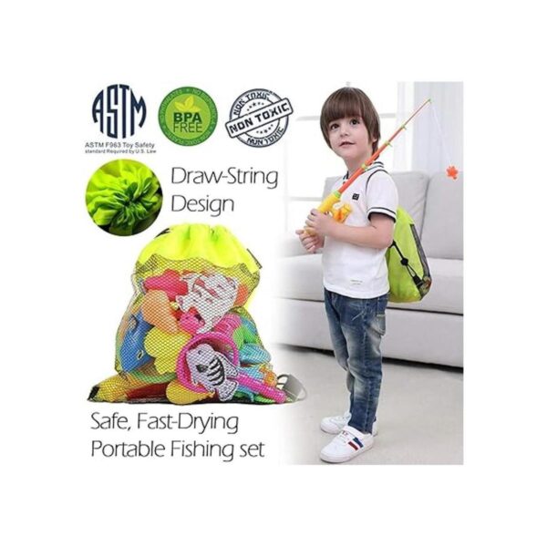 ECLifeHack Set de juguetes magnéticos de pesca para niños_3