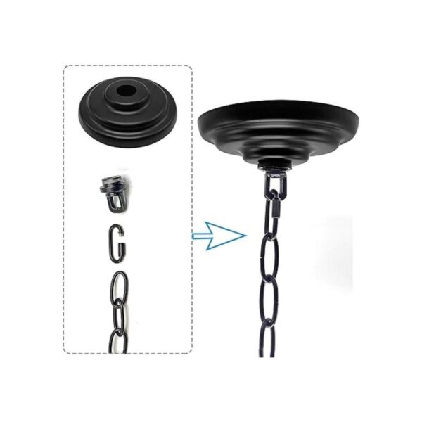 ECUDIS Kit de toldo resistente y cadena de lámpara_4