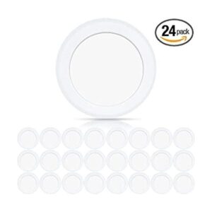 ECOELER Paquete de 24 luces de techo empotrables LED