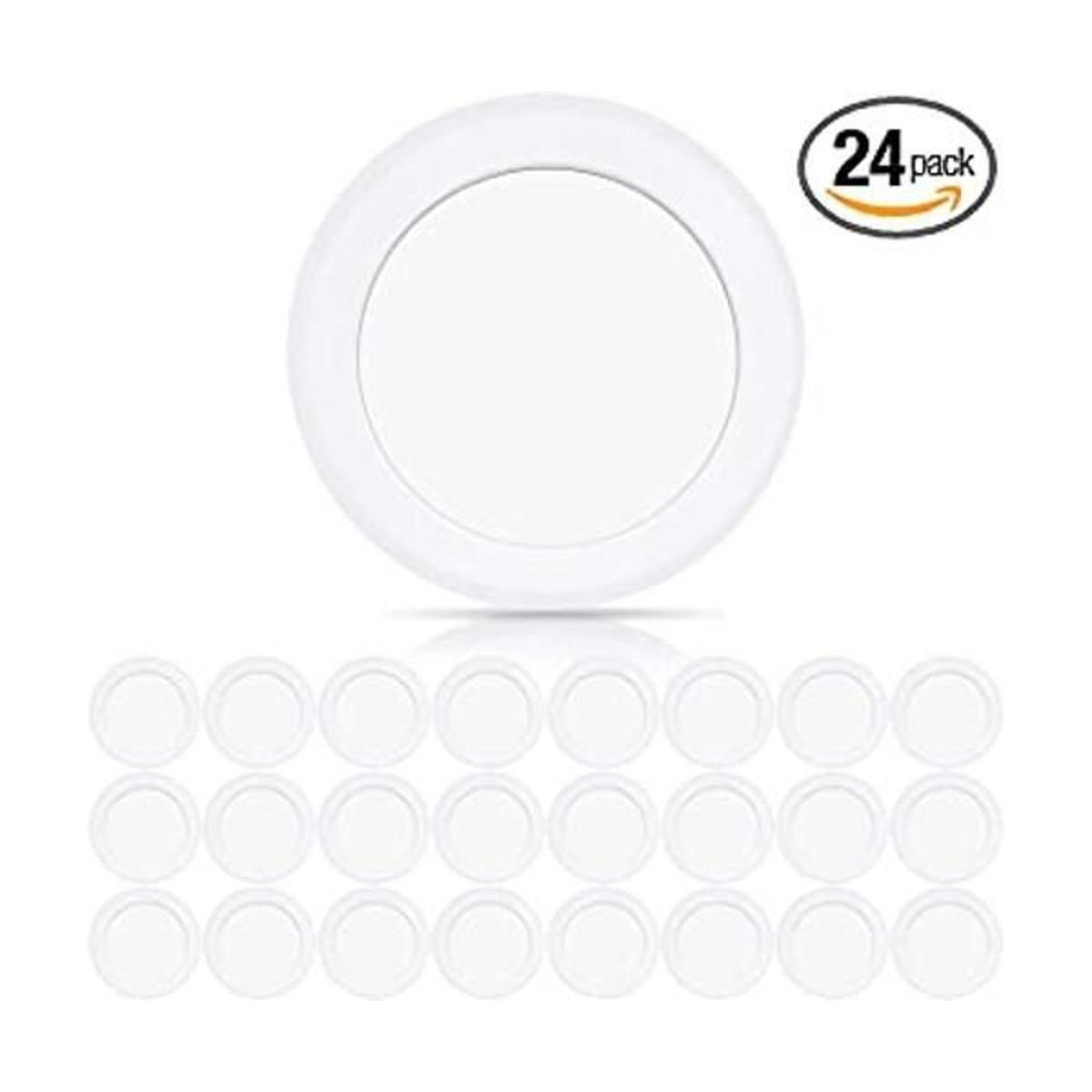 ECOELER Paquete de 24 luces de techo empotrables LED