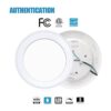 ECOELER Luz de techo LED de montaje empotrado de 6