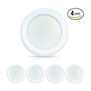 ECOELER Luz de techo LED de montaje empotrado de 6