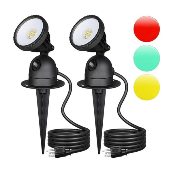 EDISHINE Luz de Halloween para exteriores con 3 lentes_1