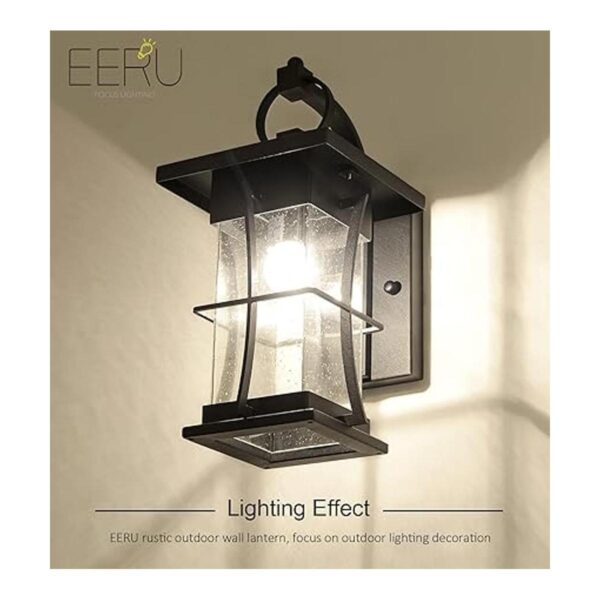 EERU Farol de pared para exteriores del atardecer al_2