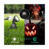 EDISHINE Luz de Halloween para exteriores con 3 lentes_2