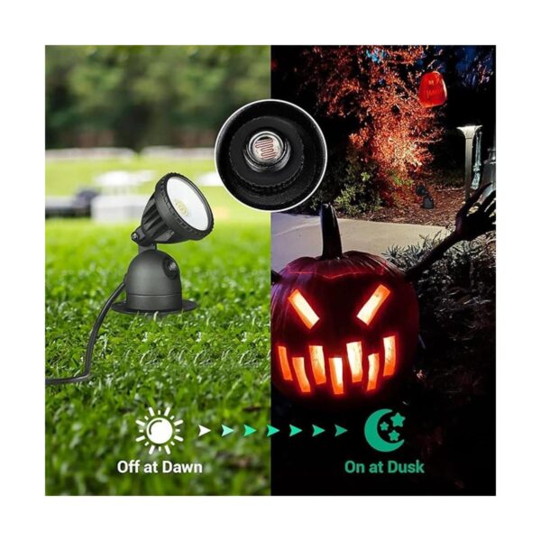 EDISHINE Luz de Halloween para exteriores con 3 lentes_2