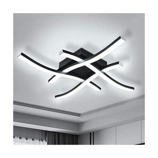 EDISLIVE Moderna lámpara de techo LED regulable curva_1