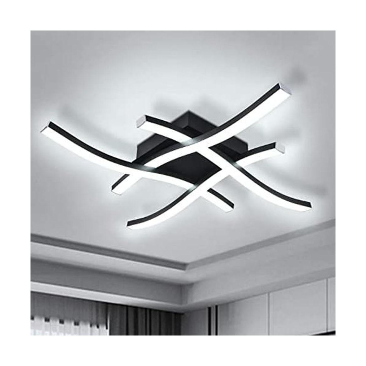 EDISLIVE Moderna lámpara de techo LED regulable curva