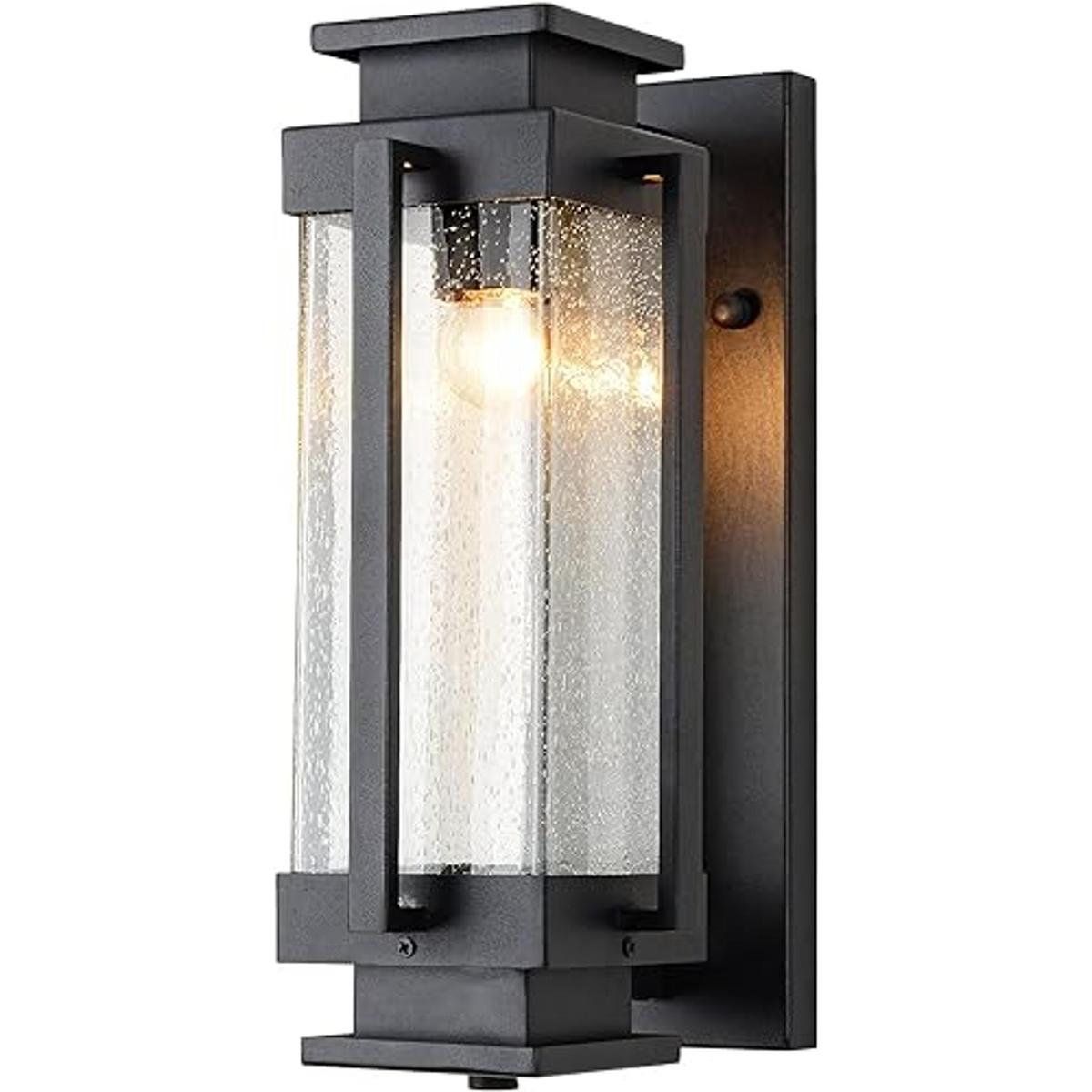 EERU Faroles de pared para exteriores grandes luces de