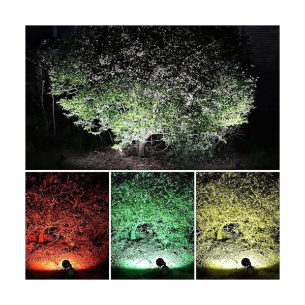 EDISHINE Luz de Halloween para exteriores con 3 lentes_4