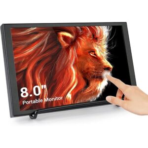 ELECROW Monitor de pantalla táctil de 8 pulgadas pequeña_1