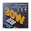 ELEGRP Toma de pared USB de 30 W 6.0 amperios 3 puertos_3