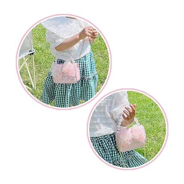 ELEMIRSA Bolso de mano para niñas pequeñas niños collar_4