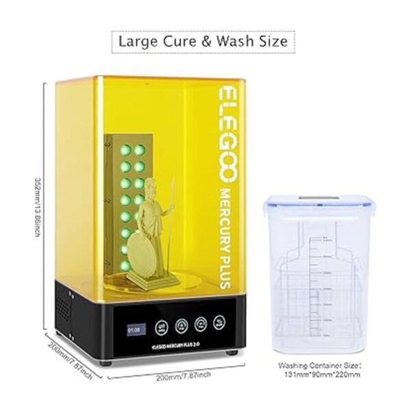 ELEGOO Mercury Plus 2.0 Máquina grande de lavado y secado_2