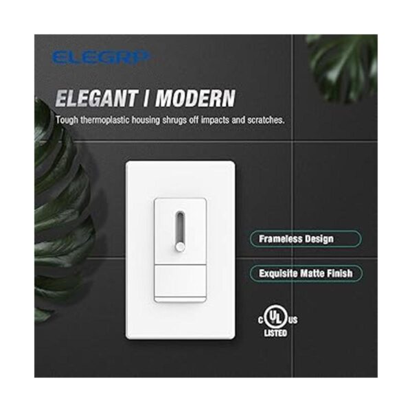 ELEGRP Interruptor regulador deslizante para bombillas LED_2