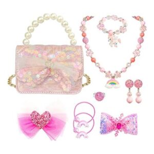 ELEMIRSA Bolso de mano para niñas pequeñas niños collar_1