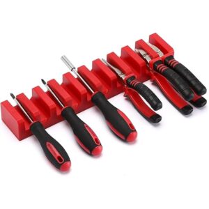 EMENTOL Alicates magnéticos rojos organizador de